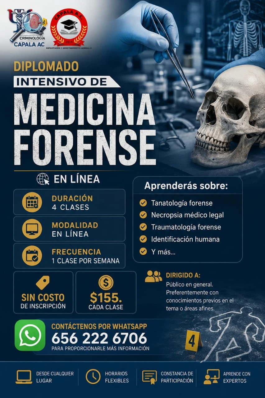 DIPLOMADO DE MEDICINA FORENSE